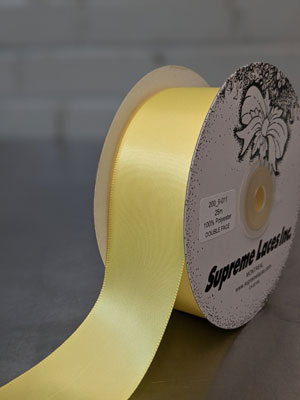 DF Satin Ribbon - Light Yellow