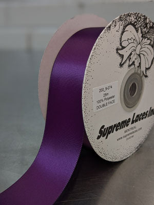 DF Satin Ribbon - Eggplant