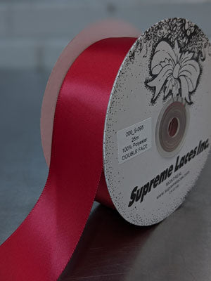 DF Satin Ribbon - Cranberry