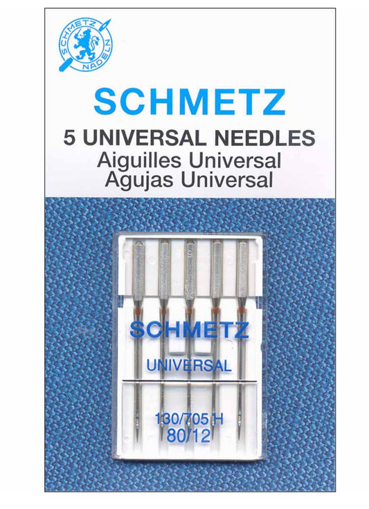 SCHMETZ #1709 Universal Needles Carded - 80/12 - 5 count- 9017080