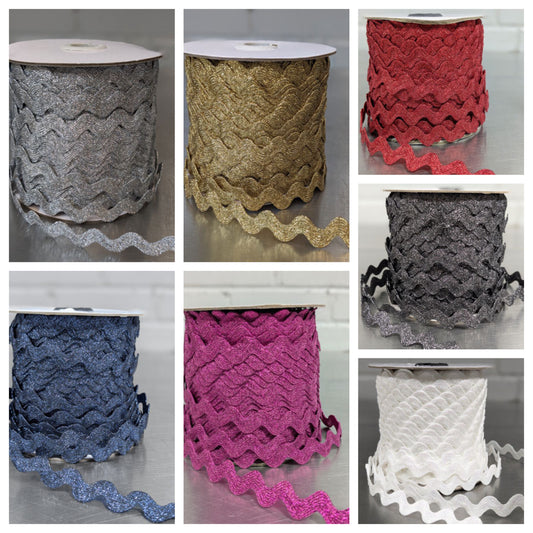 15mm Metallic Rick Rack