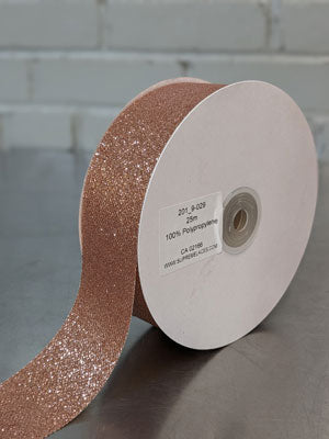 Fawn Glitter Ribbon Roll