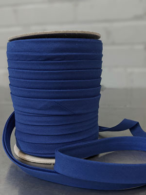 Polycotton Bias Tape - 13 mm - Blue