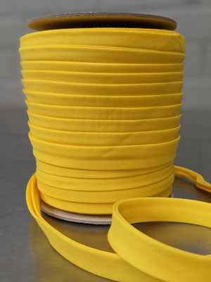 Polycotton Bias - 13 mm - Yellow